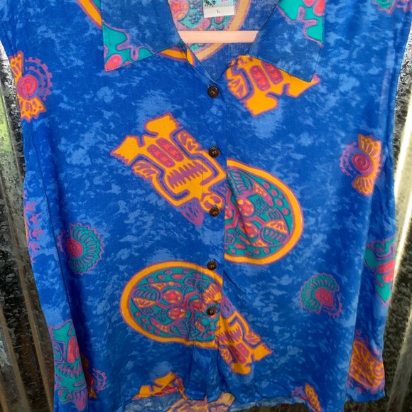 Vintage 90’s Sleeveless Flowy Top - Picture 6 of 12